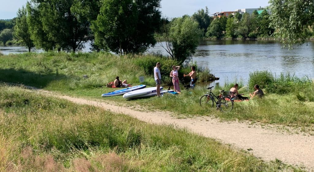 Sup-Verleih-direkt an der Donau