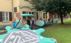 SUP-Yoga aktiv bei safeand.fun, Spass, Action, Leidenschaft