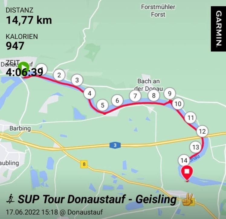 Stand up Paddling Tour Regensburg