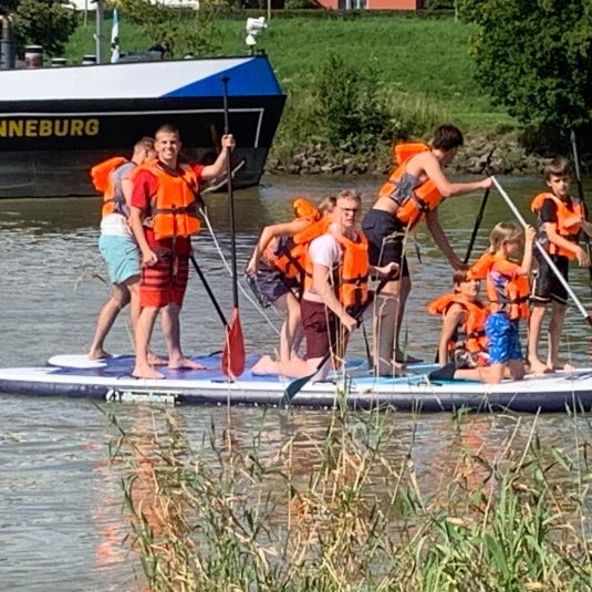 BIG-SUP Event, Teaming und Freude BIG-SUP Event, Teaming und Freude